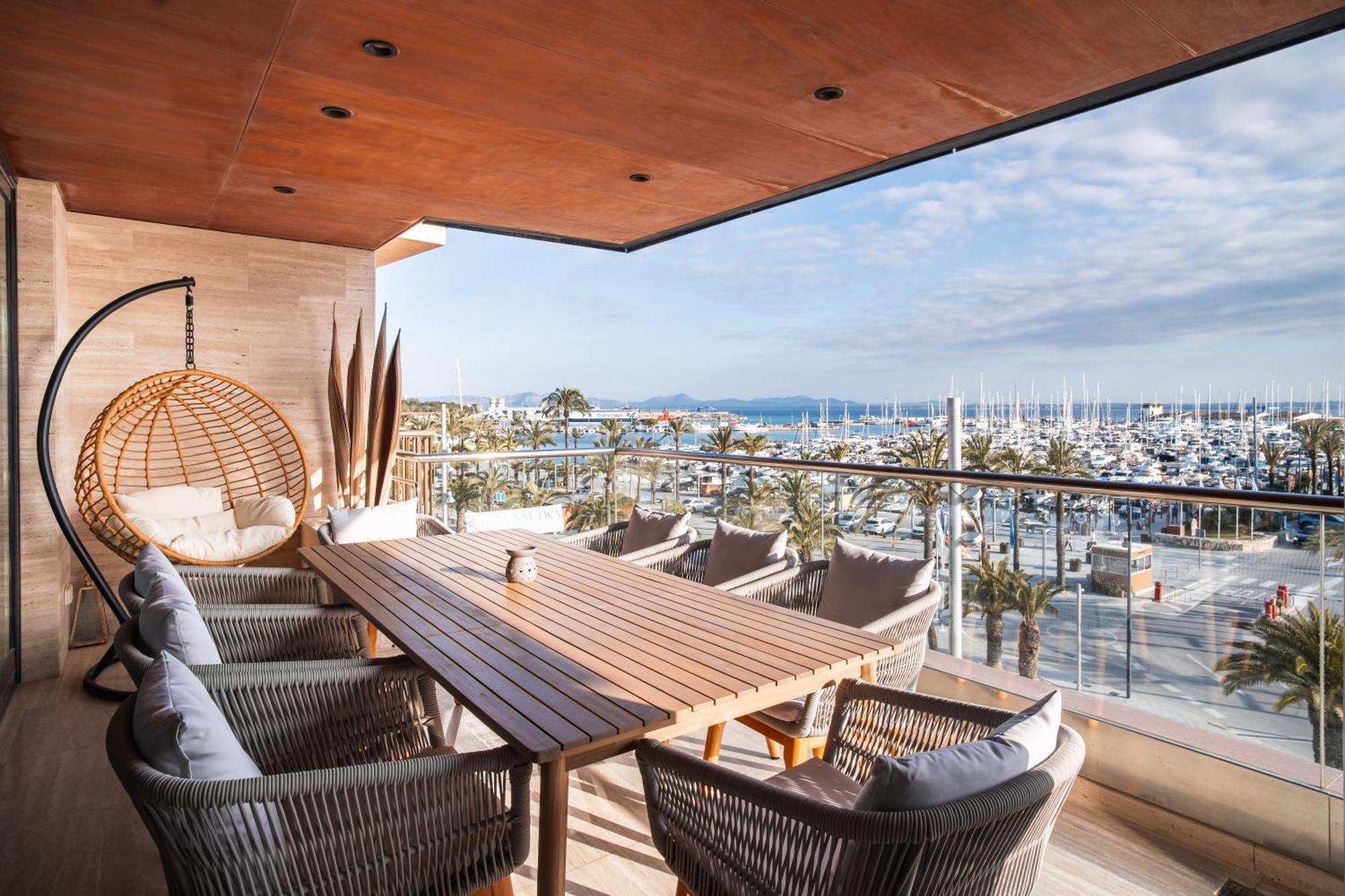 Luxury Sea View Apartment In Puerto De Alcudia Alcúdia Exterior foto